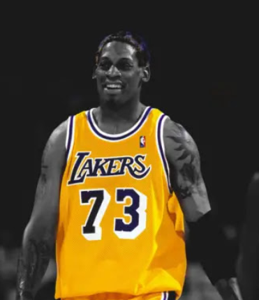 Men Los Angeles Lakers 73 Rodman Yellow 2025 Nike Swingman NBA Jersey